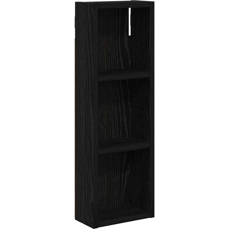 vidaXL Badezimmer-Wandschrank Schwarze Eiche 20 x 10 x 60,5 cm 889288 – Bild 2