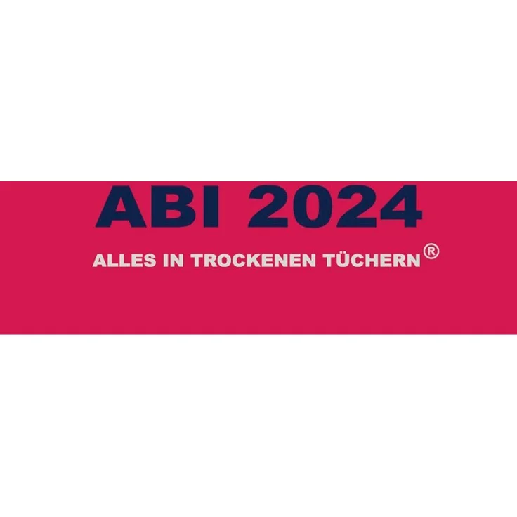 Egeria Strandtuch ABI 2024, Frottier (1-St), 75x180 cm, "ABI 2024-Alles in trockenen Tüchern" – Bild 1