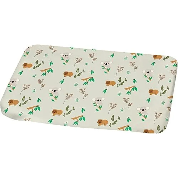 Alvi® Wickelauflage mit Stoffbezug Koalas World 85x70 cm