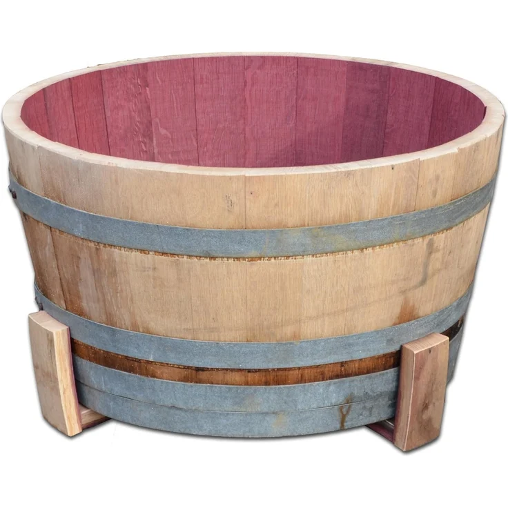 Temesso Blumentopfuntersetzer Füße NATUR für Holzfass 3er Set – Bild 3