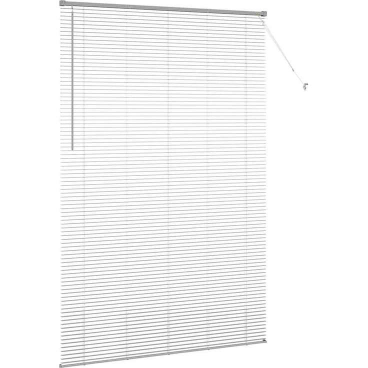 vidaXL Balkenjalousien Silber 220 x 140 cm Aluminium 42005955 – Bild 6