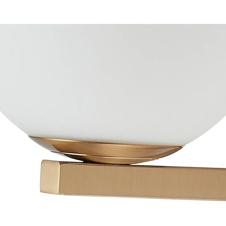 Lucande Wandleuchte Bidolo, Metall, Gold / Messing IP44, 1 x 8 W LED – Bild 7