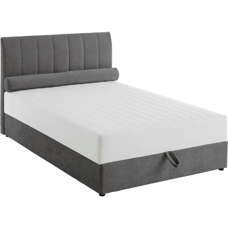 ATLANTIC home collection Boxbett ALISIA, mit Taschenfederkern, Bettkasten und Kissenrolle im Originalbezug