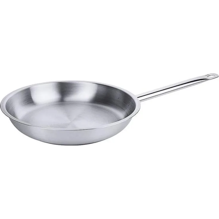 Contacto Edelstahl Bratpfanne, seidenmatt gebürstet, 32 cm