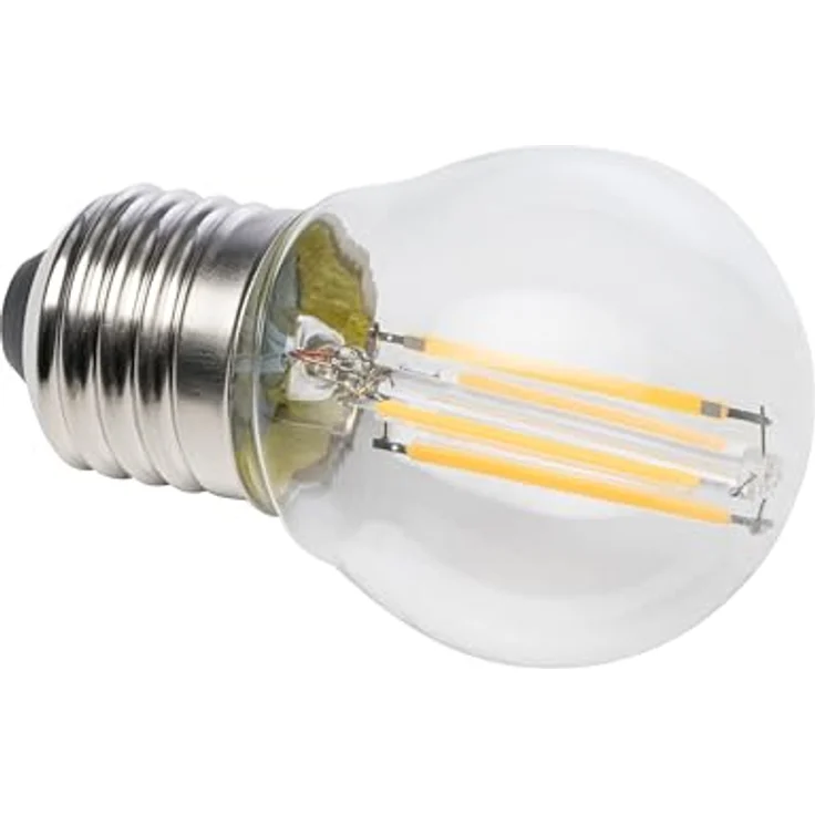 Müller-Licht LED Filament Leuchtmittel Tropfen, 4,5W = 40W E27 klar, warmweiß 2700K, 470 Lumen, langlebig 15.000 Stunden, hoher Farbwiedergabeindex Ra >90 – Bild 2