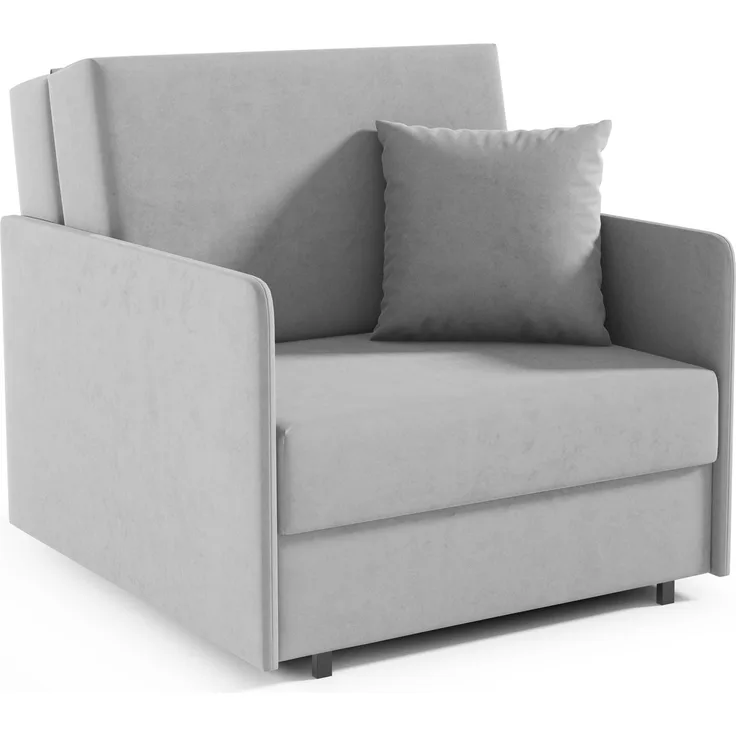 Sofasessel ASTRA I, 1-Sitzer Schlafsofa, Jugendsofa mit Schlaffunktion, ausziehbare Couch, mit Bettkasten, inkl. Kissen, Kronos 53, 85 x 97 x 90 cm