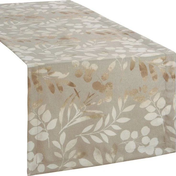 Erwin Müller Tischdecke Tischläufer "Blätter", fleckabweisend Ranke – Bild 3