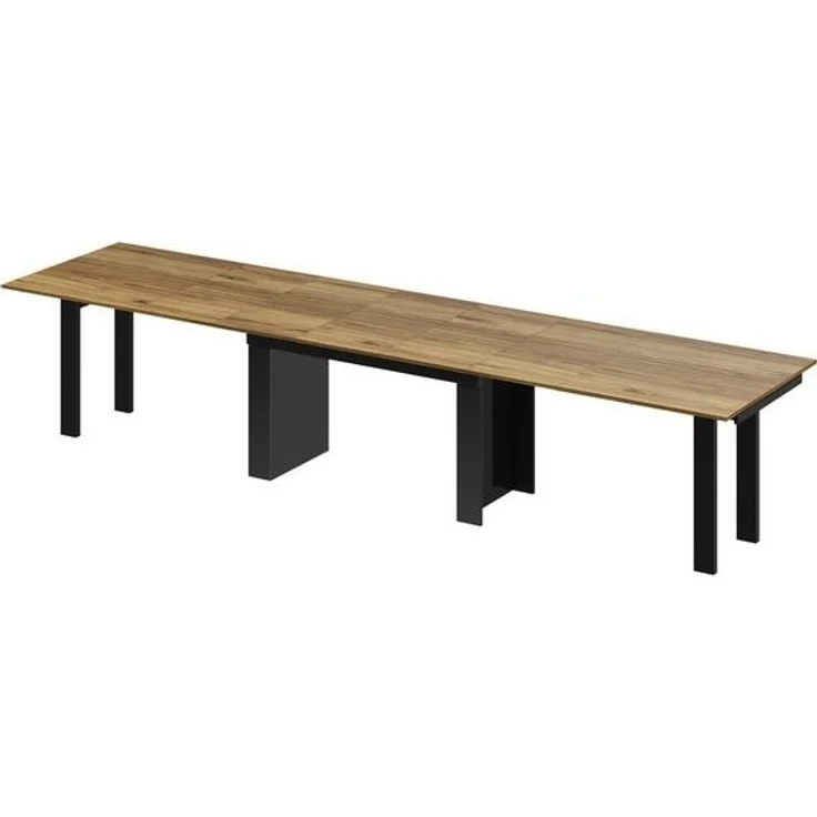 designimpex Esstisch Design Esstisch Tisch HMA-111 XXL ausziehbar 170 bis 410 cm Esszimmer – Bild 2