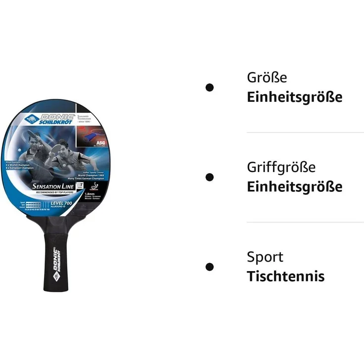 Tischtennisschläger Sensation 700 – Bild 6