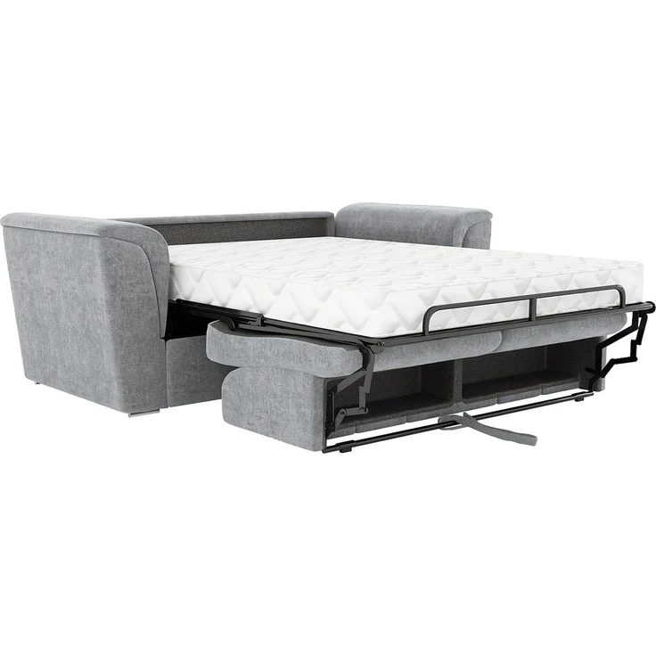 Vente-unique - RIZORA - Schlafsofa - Plastik - Kunststoff (PVC) - Grau - 230 x 223 x 93 cm – Bild 6
