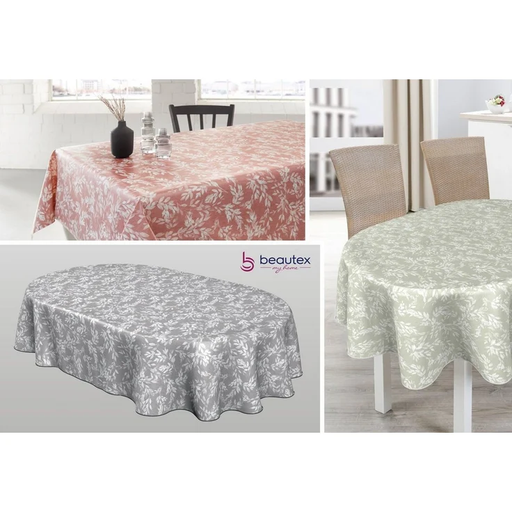 Beautex Tischdecke Wachstuch Tischdecke abwischbar rutschfest mit Paspelband Eckig Rund (1-tlg) – Bild 2