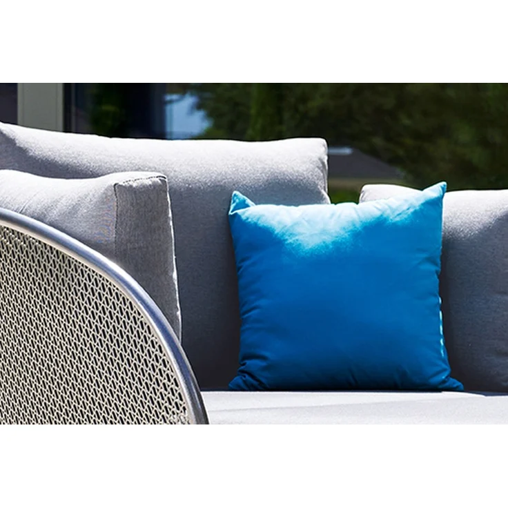 Daybed >Samoa< in hellgrau, Olefin,Polypropylen - 210x71x117cm (BxHxT) – Bild 5