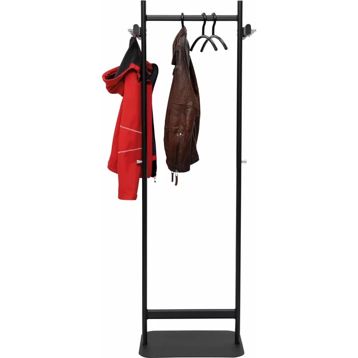 Maul Garderobenständer Maulsalsa 1 Kleiderstange 4 Haken 172cm schwarz – Bild 3