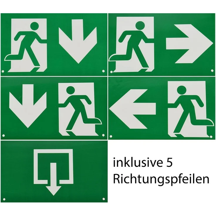 LED Fluchtwegleuchte "NL-8 Multi"Erkennungsw. 25m, IP20, Decken+Wandmont. – Bild 5