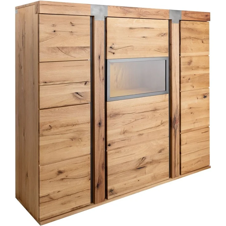 Highboard Wildeiche / Zerreiche 160x45x142 natur NEW AMSTERDAM #07 – Bild 1