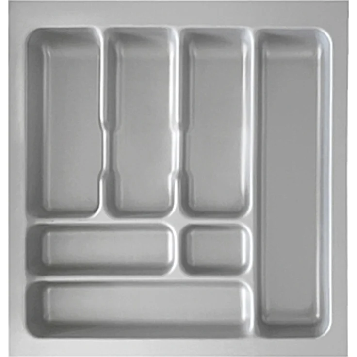 Besteckeinsatz-1, grau 55 cm (B 450-490 x T 440-490 mm) mit 7-Facheinteilung / Besteckeinsatz / Besteckkasten – Bild 3