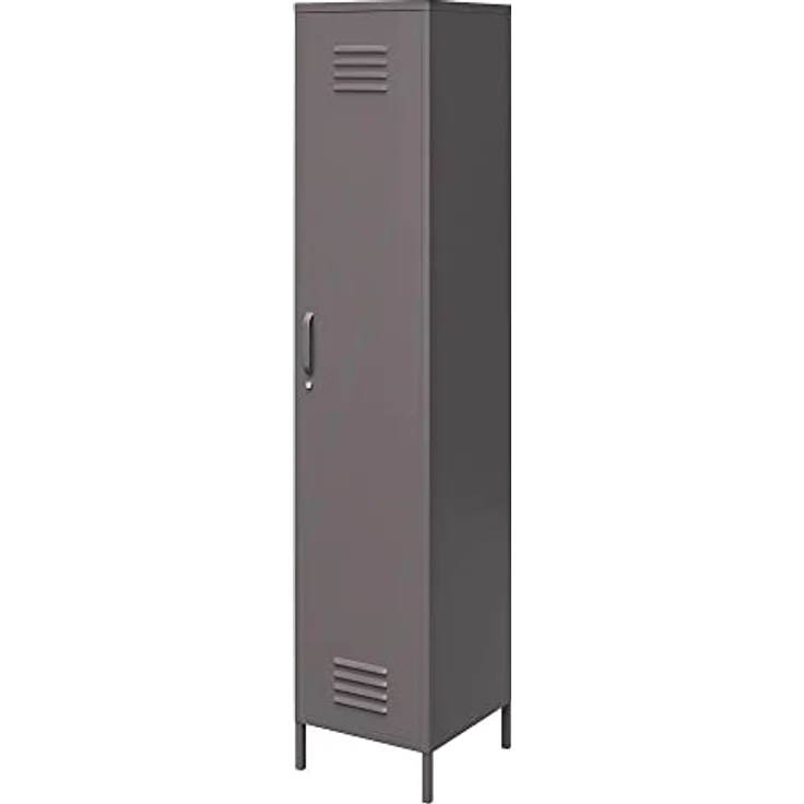 DHP Furniture Dorel Home Metallschrank Spind Grau – Bild 1
