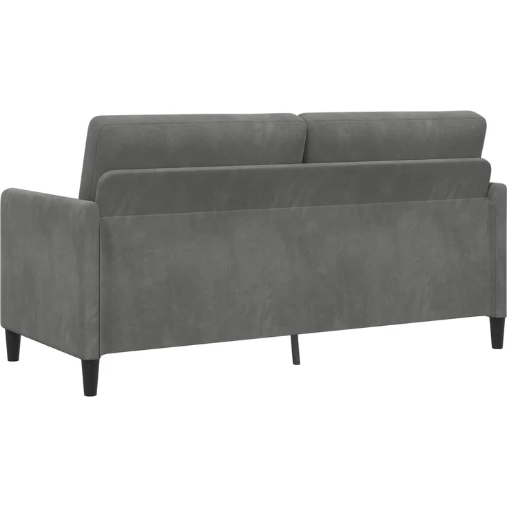 vidaXL Sofa Set mit Stauraum 2 stk. Dunkelgrau Polyester 3429247 – Bild 4