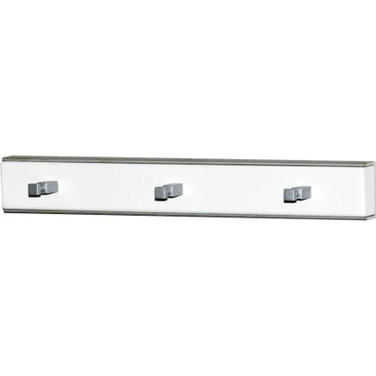 Java Exclusiv 56010 Garderobe 36 x 5 x 2.5 cm, weiß-glanz – Bild 2