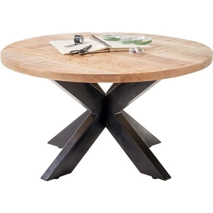 moebel-dich-auf Couchtisch ACE (Wohnzimmertisch Sofatisch Beistelltisch, 80 x 47 cm), Tischplatte aus Mango Massivholz