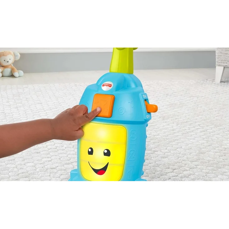 Fisher-Price FNR97 Lachen Lern-Staubsauger für Babys und Kleinkinder, Mehrfarbig – Bild 4