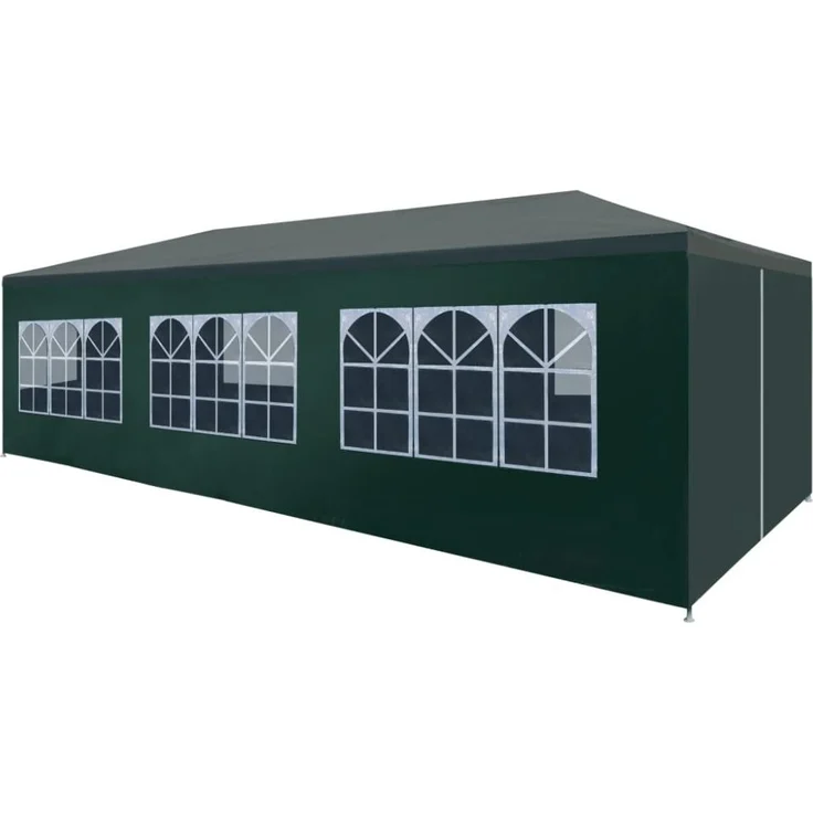 vidaXL Partyzelt 3x9 m Grün 45105 – Bild 1