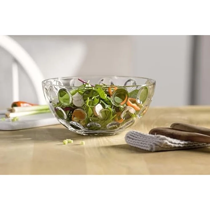 LEONARDO Schale Schalen-Set CUCINA OPTIC, 5er Set, 4x Ø 10 cm & 1x Ø 21,5 cm, Glas, (Set, 5-tlg), Spülmaschinengeeignet – Bild 6