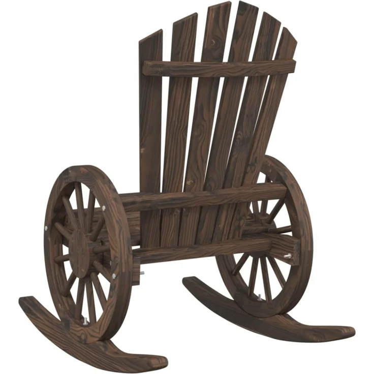 vidaXL Adirondack-Schaukelstuhl Massivholz Tanne 365094 – Bild 7