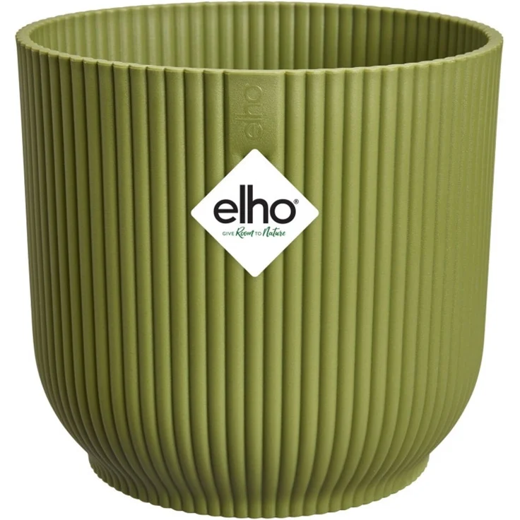 Elho Blumentopf Loft Urban Kunststoff thymiangrün Ø 18 x 17 cm – Bild 1