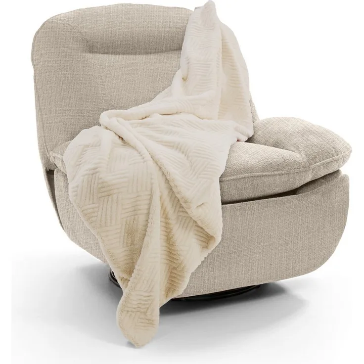 FLEXISPOT Sessel Schaukelsessel gemütlicher TV-Sessel, Relaxsessel (Schlafsessel mit USB, Drehsessel mit Rocking, Ruhesessel für Senioren & Stillenden), Versteckter Stauraum, 105° - 145° verstellbar, 159 KG belastbar