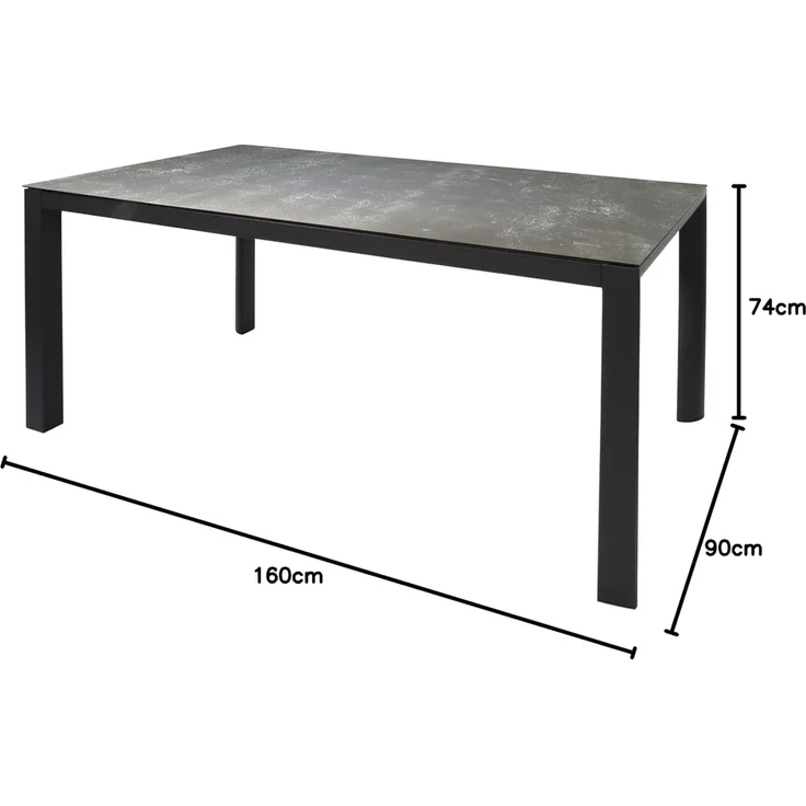Tisch Mojito Ceramic Negro 160x90 cm – Bild 2
