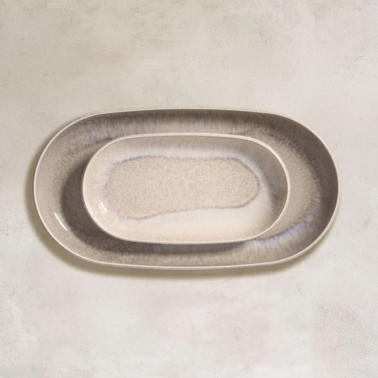 like. by Villeroy & Boch Perlemor Sand Platte 34,2x18,1cm – Bild 2