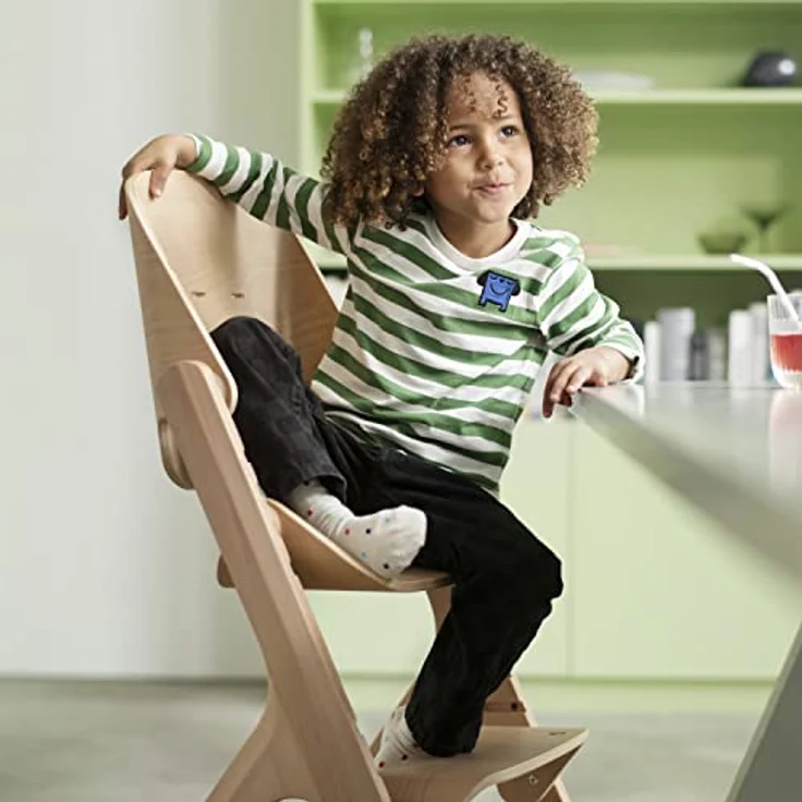 Maxi-Cosi Nesta, Hochstuhl ab Baby, Hochstuhl aus Holz, nach hinten verstellbarer Hochstuhl, wächst mit Ihnen bis zu 99 Jahren, White Wood – Bild 12