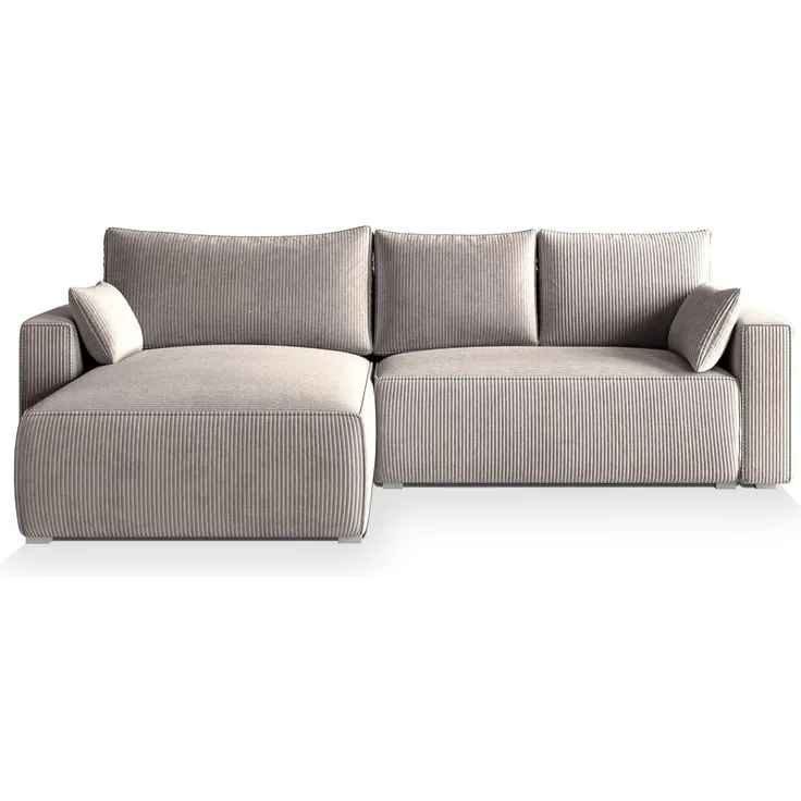 Masseno Ecksofa FORIL mit Schlaffunktion L-Form, Sofa mit Bettkasten