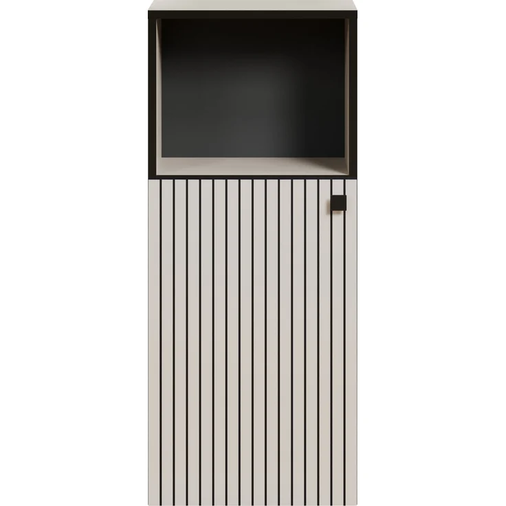Badezimmer Kommode Bliss in grau 40 x 95 cm – Bild 2