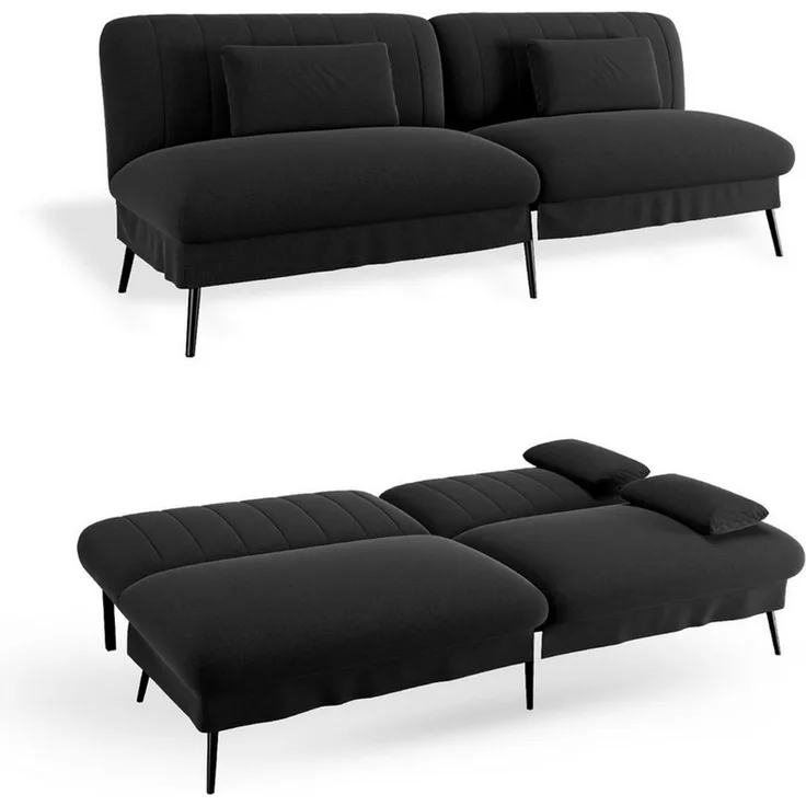 COMHOMA Schlafsofa Klappbares Schlafsofa 2-in-1 Couch, Multifunktionales Sofa, mit Großer Liegefläche, Platzsparendes Bettsofa