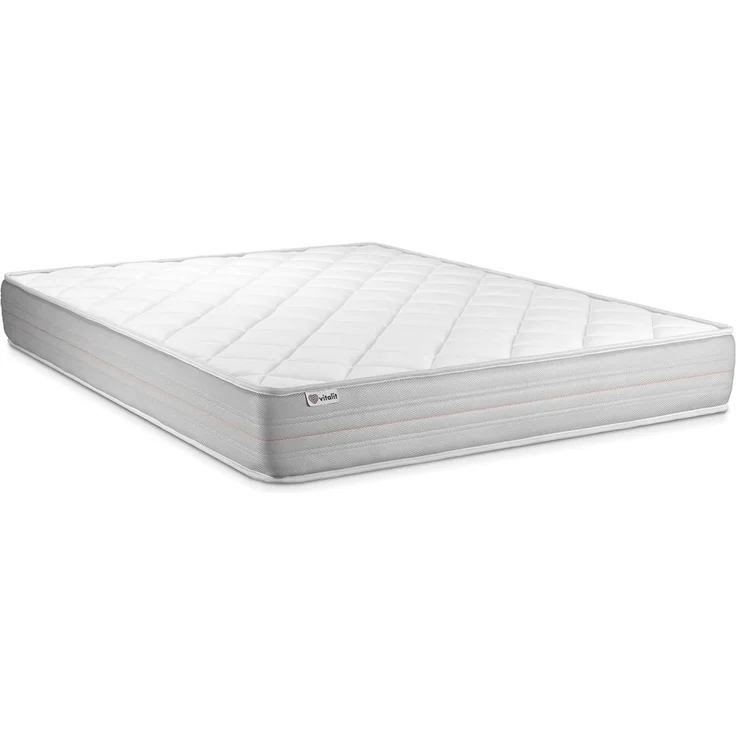 Matratzenset VITALMEMO 130 x 200 cm Bettrahmen Kit weiß – Bild 3