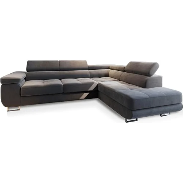 Masseno Ecksofa SELVA mit Schlaffunktion L-Form, Sofa mit Bettkasten – Bild 2