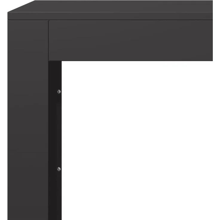 vidaXL Brennholzregal Schwarz 100x40x100 cm Stahl 850968 – Bild 7