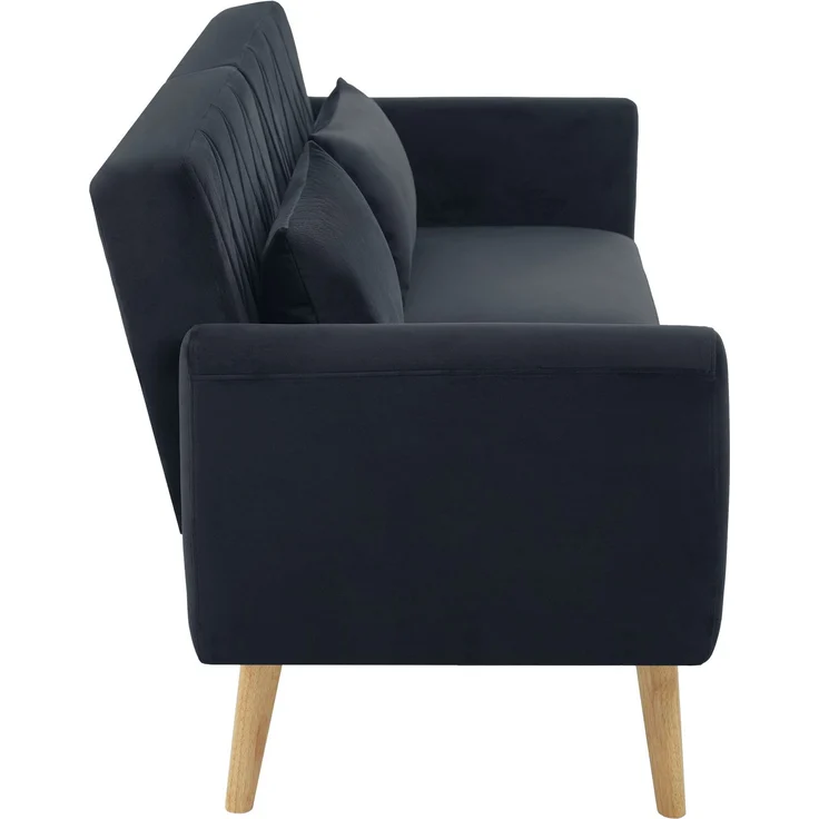 ZUBALIYA Schlafsofa 75x82 cm, mit Samtbezug, mit breiten Armlehnen, mit Schaumstoffpolsterung, ohne aufwendige Montage – Bild 18