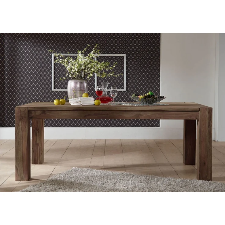 Esstisch Sheesham 240 x 100 x 76 grau geölt NATURE GREY #408 – Bild 3