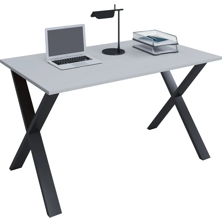 VCM Schreibtisch Lona 914731 Schwarz / Weiß H. 76 x B. 110 x T. 80 cm