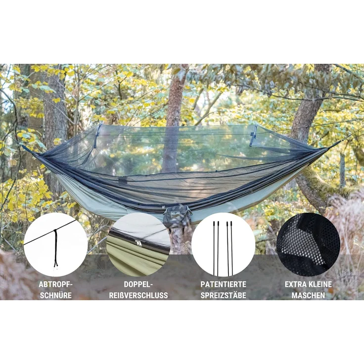 Amazonas Hängematte 'Moskito-Traveller Thermo', XXL – Bild 4