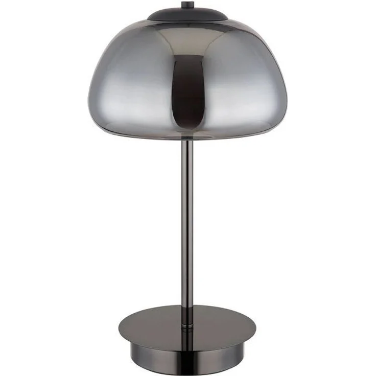 GLOBO LIGHTING LED Tischleuchte AVILA, Dimmfunktion, Memoryfunktion, Nachtlichtfunktion, mehrere Helligkeitsstufen, LED fest integriert, warmweiß - kaltweiß, Nachttischlampe, Flur, Wohnzimmer, Glas – Bild 4