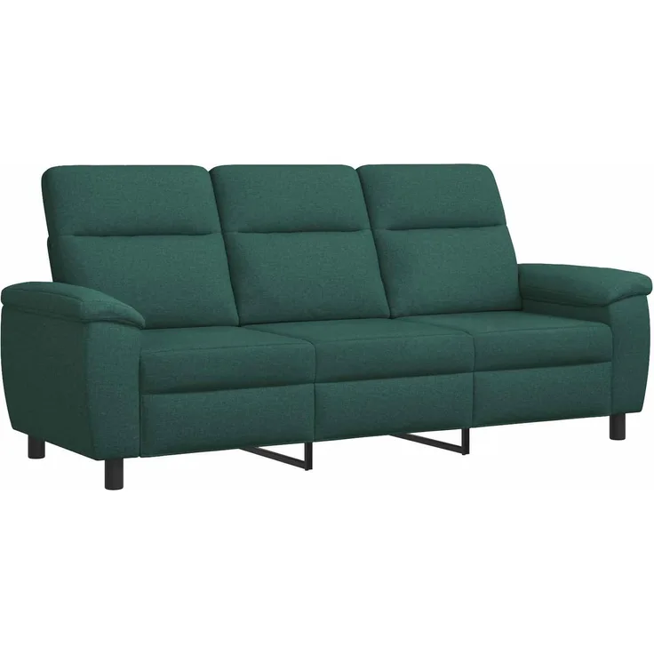vidaXL Sofa Dunkelgrün 214 x 90 x 95 cm Stoff 42040969
