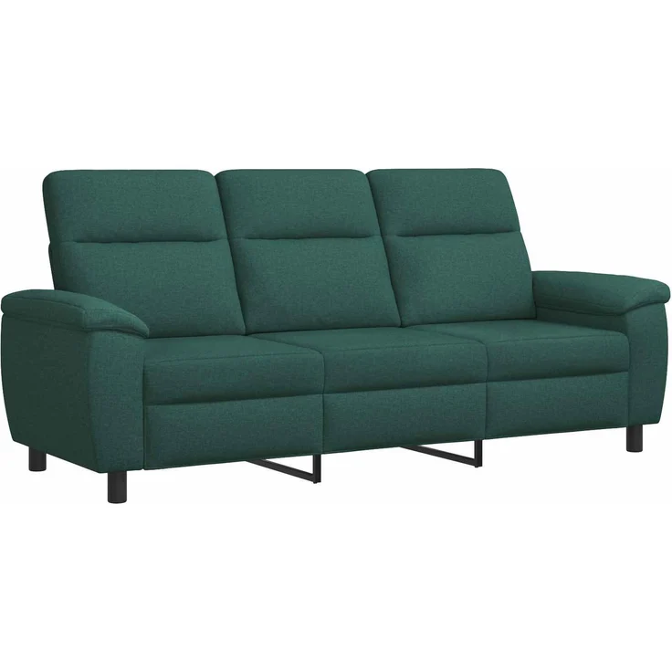 vidaXL Sofa Dunkelgrün 214 x 90 x 95 cm Stoff 42040969 – Bild 1
