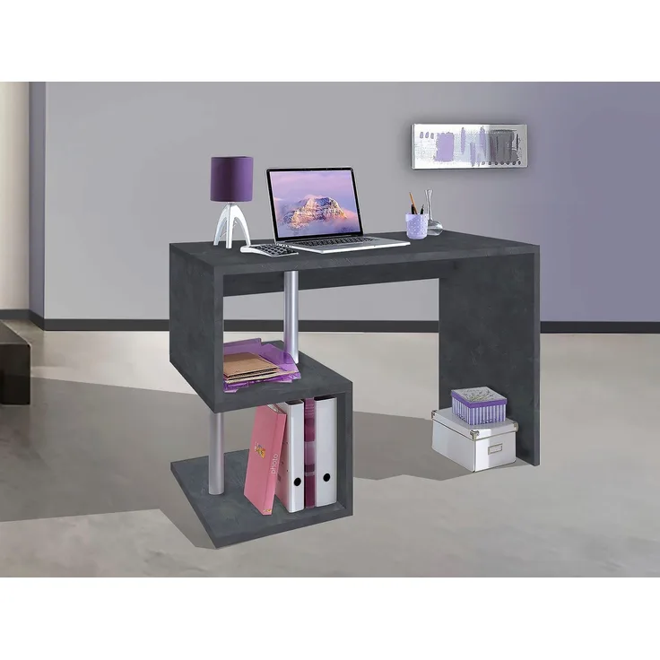 Schreibtisch >Esse Angolo< (BxHxT: 100x77,5x50 cm) in Schiefer