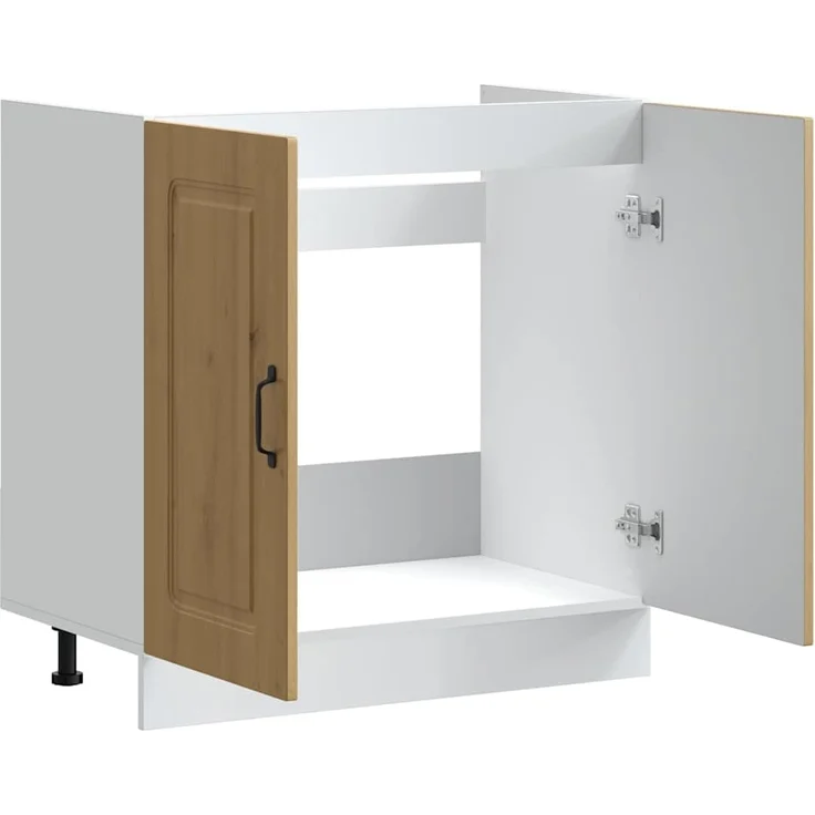 vidaXL Spülenunterschrank Kalmar Artisan-Eiche 80x46x81,5 cm 853456 – Bild 4