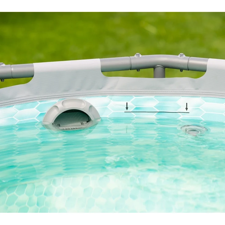 Summer Waves Active Frame Pool | Aufstellpool oval | Inkl. Zubehör | Anthrazit | 300x200x84 cm – Bild 10