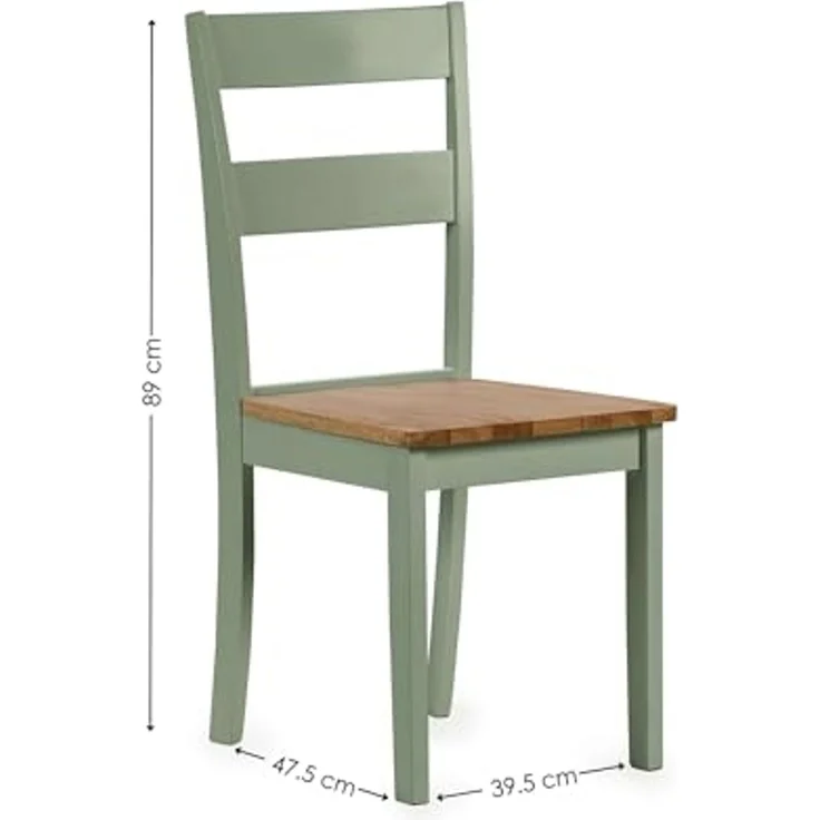 Julian Bowen 2er-Set Esszimmerstühle aus Linwood – Bild 6